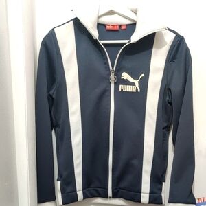 Puma Navy and White Jacket